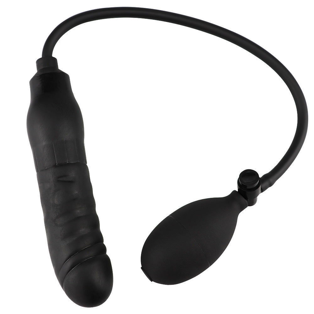 Inflatable Silicone Butt Plug Simulation Supplies