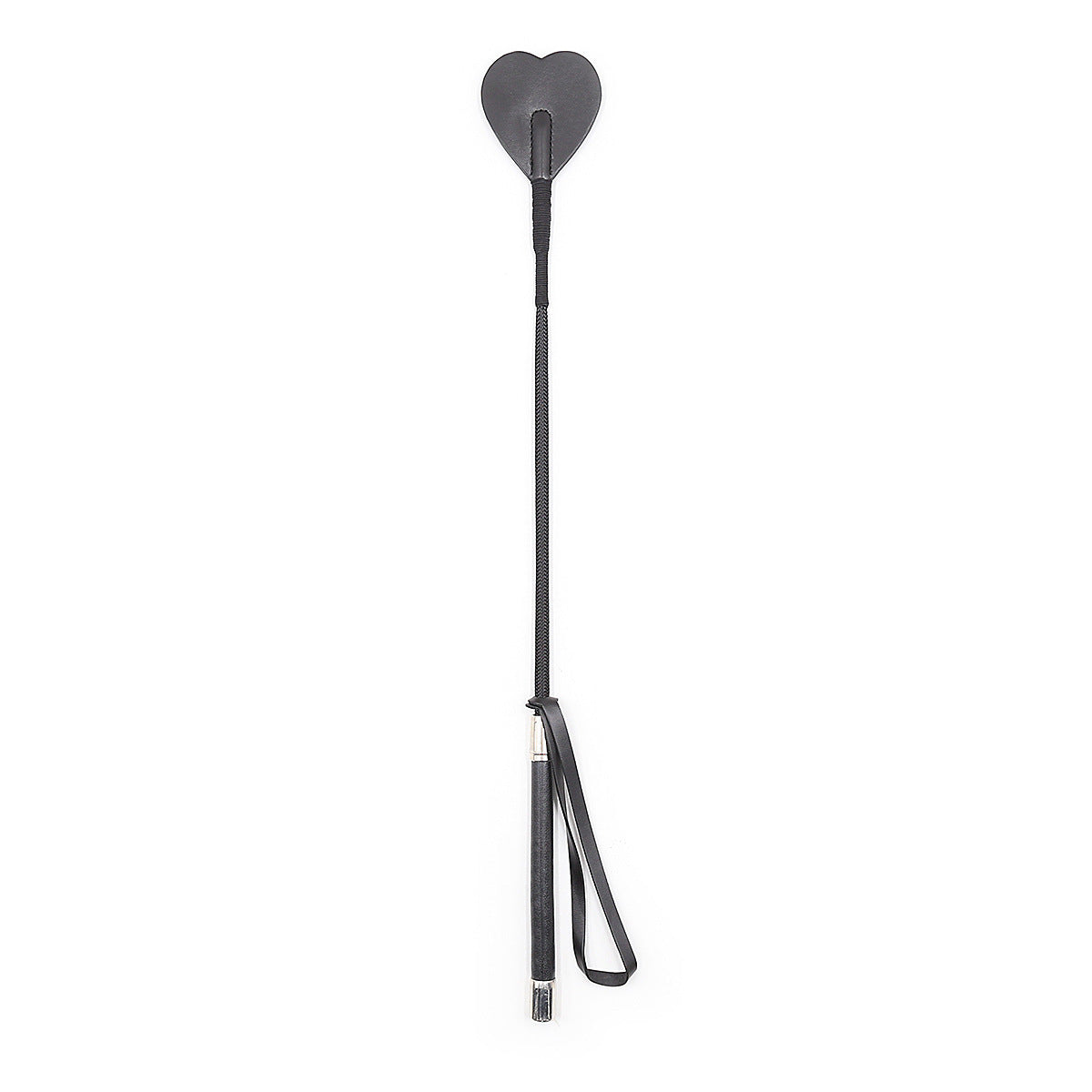 Love Struck Leather Crop – Heart-Shape Tip Whip for Roleplay