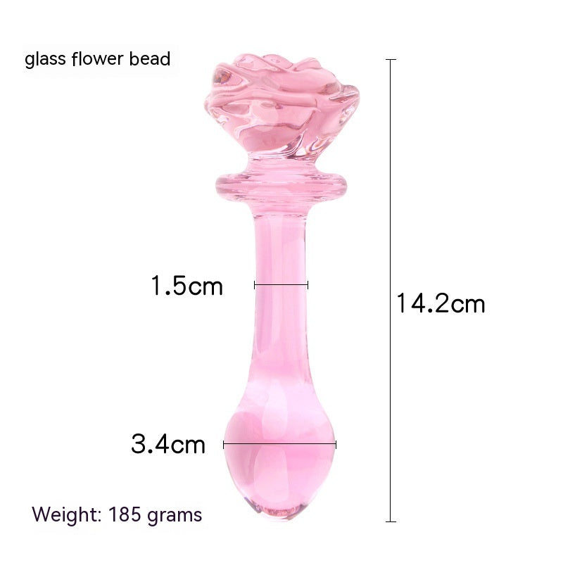 Luxury Crystal Rose Wands – Set of 3 Sensual Massage Tools