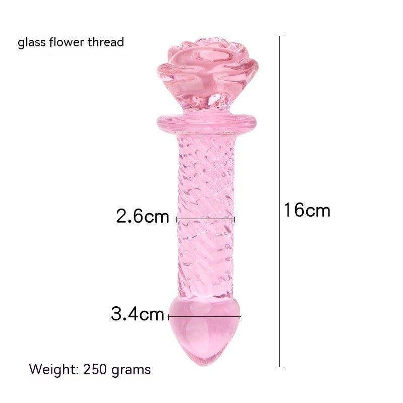 Luxury Crystal Rose Wands – Set of 3 Sensual Massage Tools