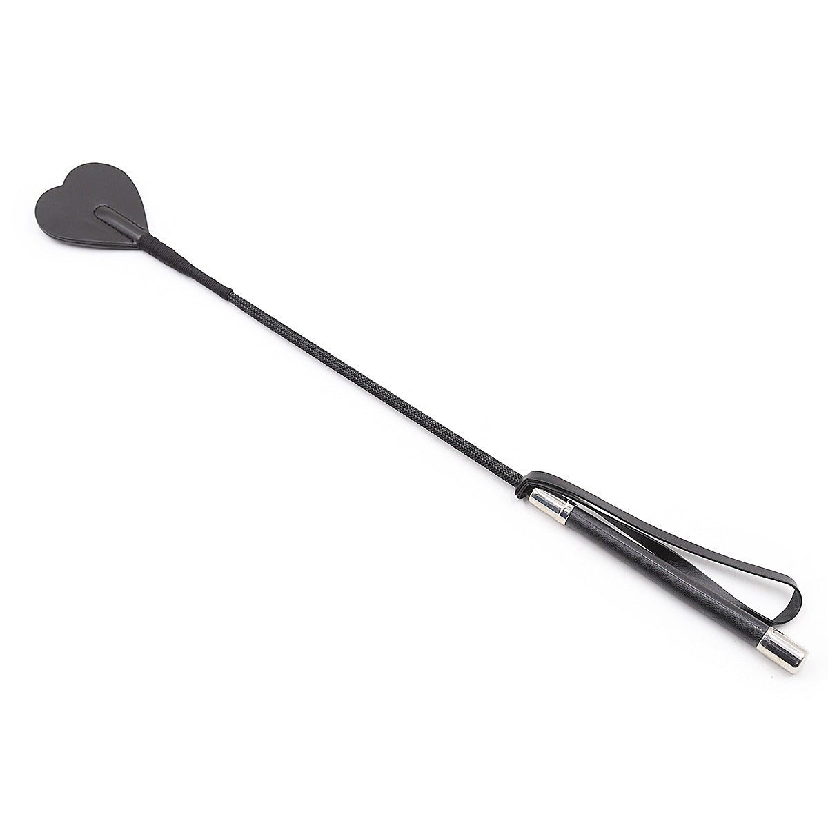Love Struck Leather Crop – Heart-Shape Tip Whip for Roleplay
