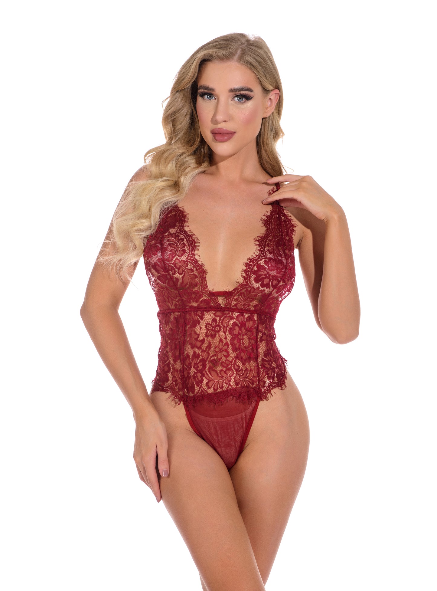 European And American Lace Corset Bodysuit