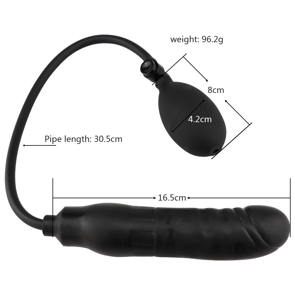 Inflatable Silicone Butt Plug Simulation Supplies