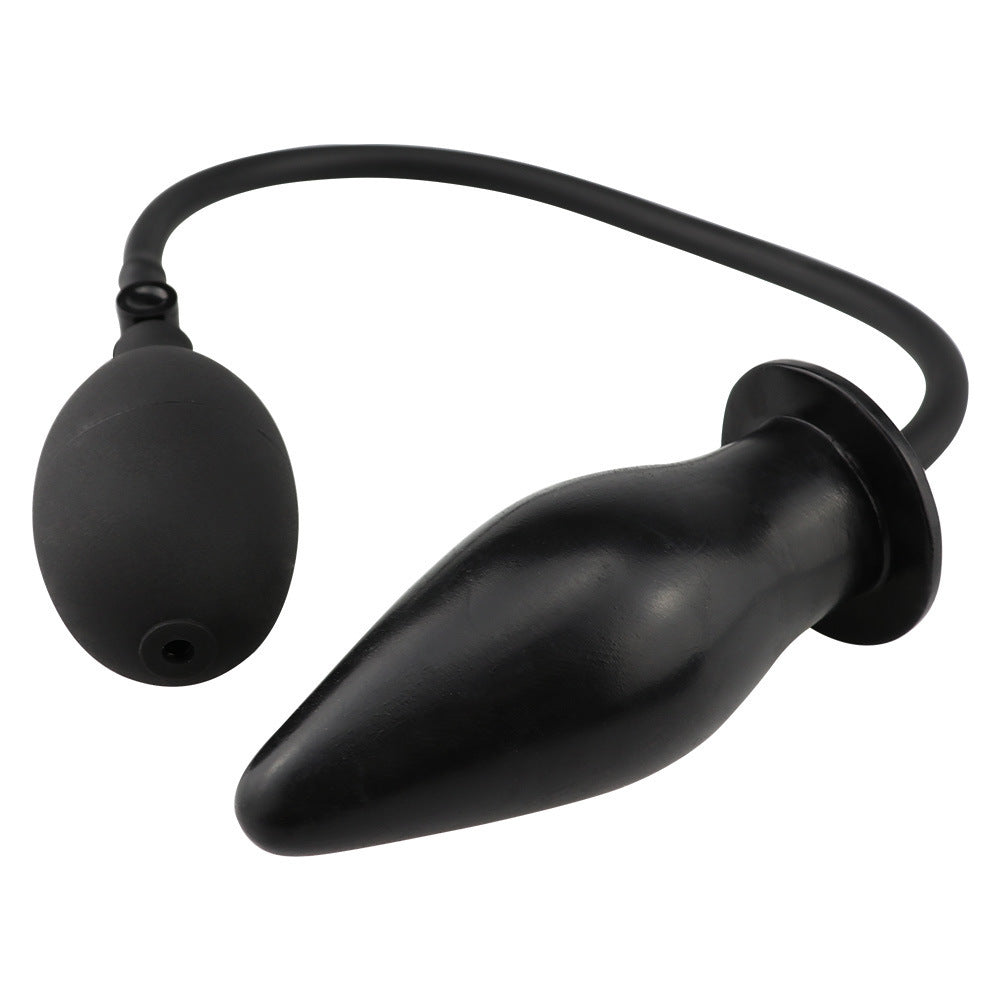 Inflatable Silicone Butt Plug Simulation Supplies