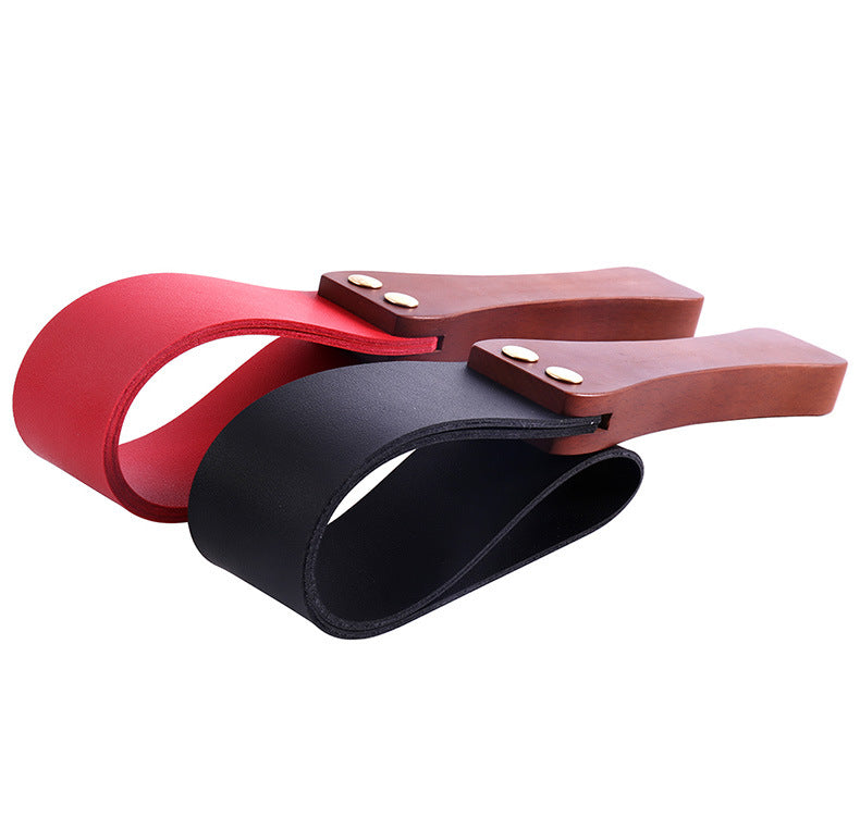 Wooden Handle Female Training Tool Butt Beating Horsewhip Rattan Racket