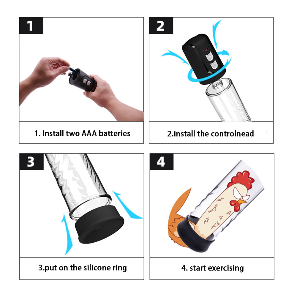 Electric Enlarged Trainer Physical Stretching Massager