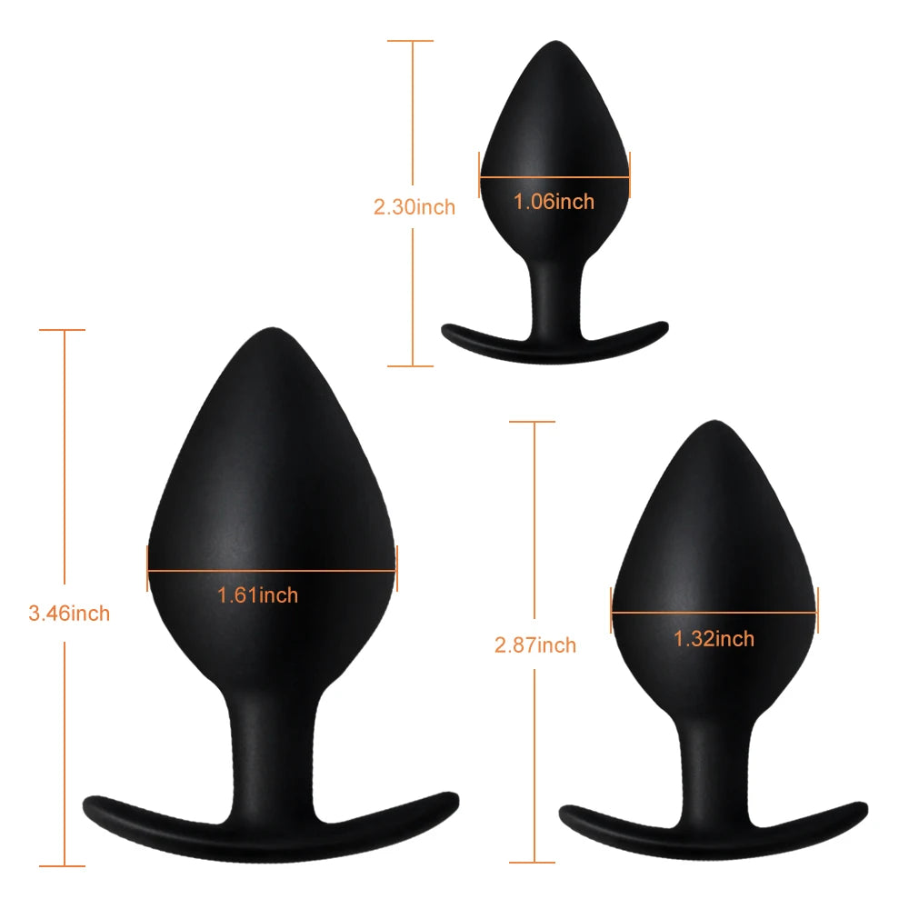 Premium Silicone Anal Plug & Prostate Massager for Men & Women – Unisex Dildo Butt Plug