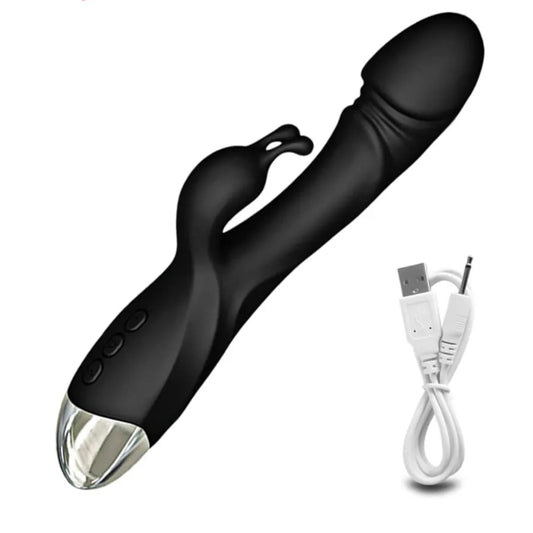 Powerful Rabbit G Spot Vibrator for Women Clit Stimulator Vagina Nipple Massage Female Masturbator Dildo Silent Adults Sex Toy